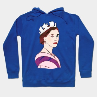 Queen Elizabeth II Original Illustration Hoodie